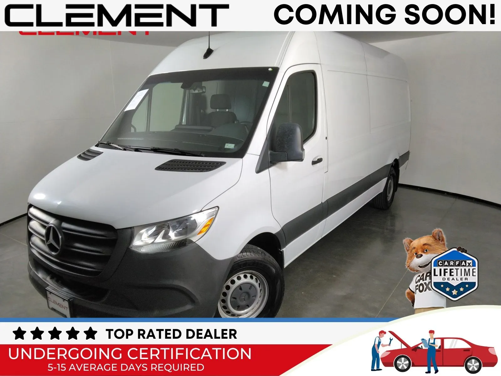 White 2023 Mercedes-Benz Sprinter 2500 Cargo 170 WB for sale in Florissant, MO