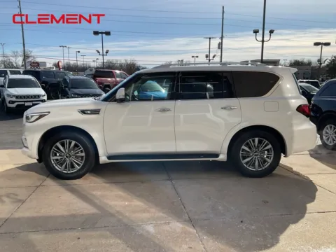 Photos of 2024 INFINITI QX80 LUXE for sale in Florissant, MO at Clement Chrysler Dodge Jeep Ram Florissant