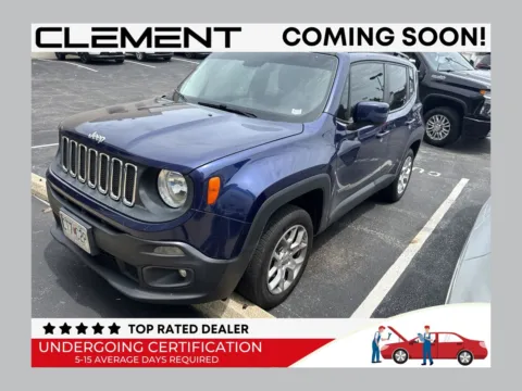 Blue 2017 Jeep Renegade Latitude for sale in Florissant, MO