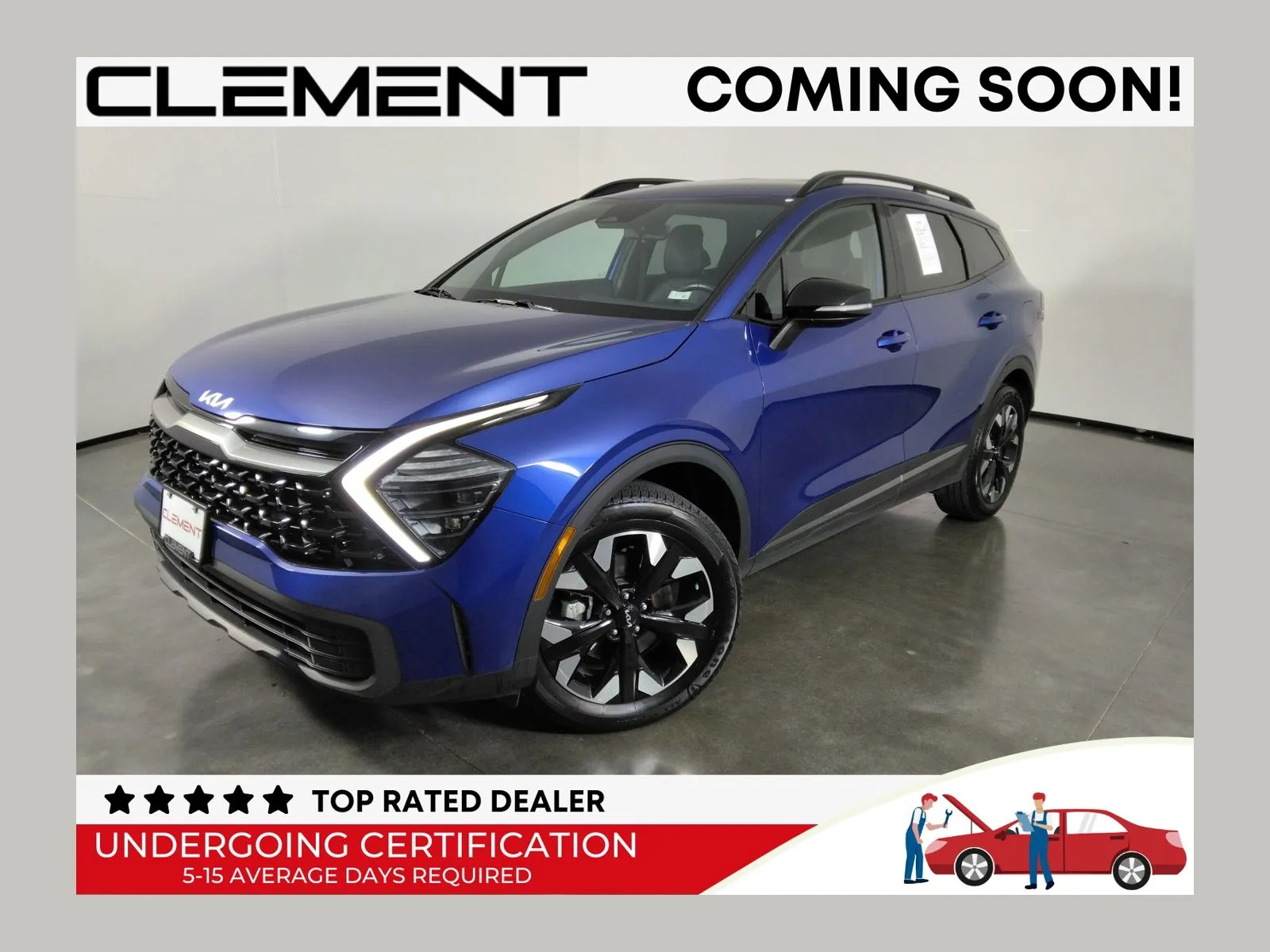 Blue 2024 Kia Sportage X-Line for sale in Florissant, MO