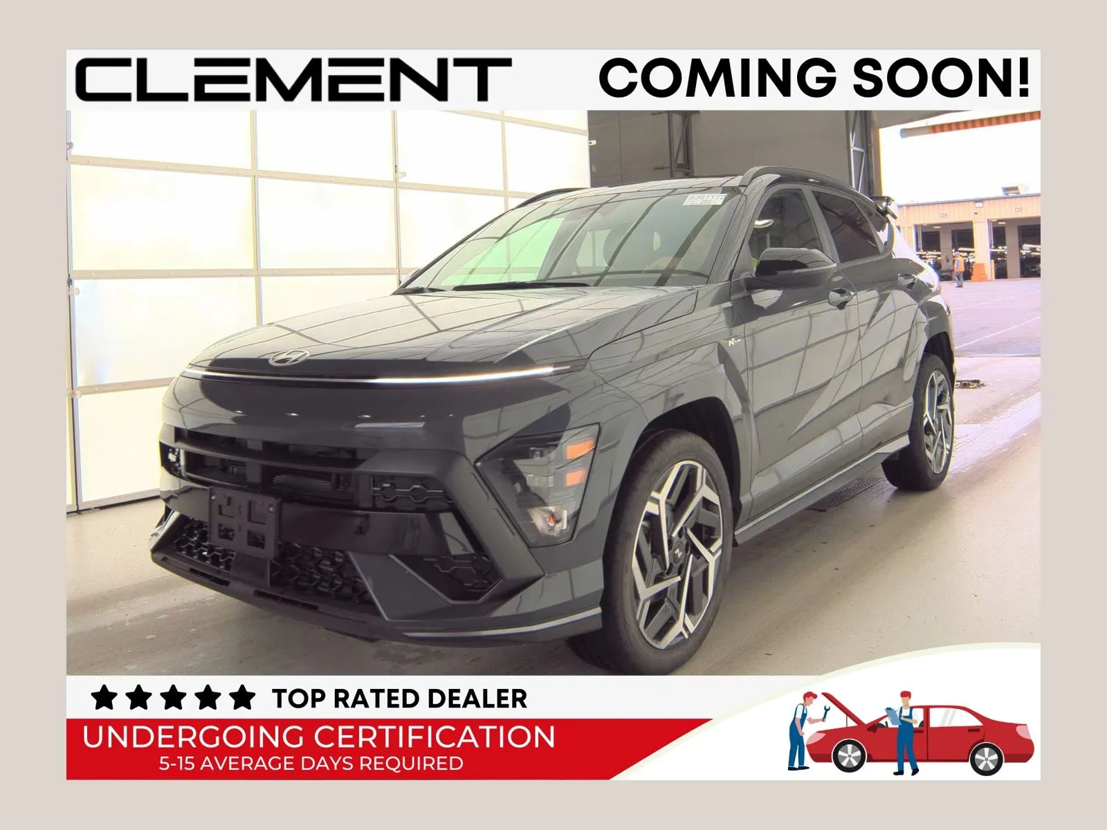 Gray 2024 Hyundai Kona N Line for sale in Florissant, MO
