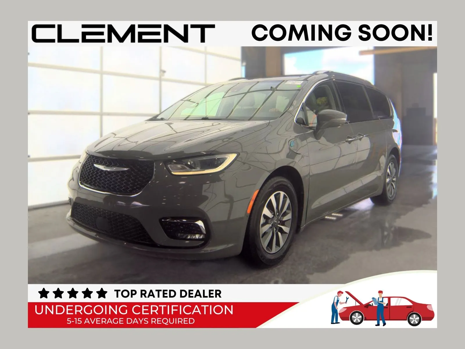 Gray 2021 Chrysler Pacifica Hybrid Touring L for sale in Florissant, MO
