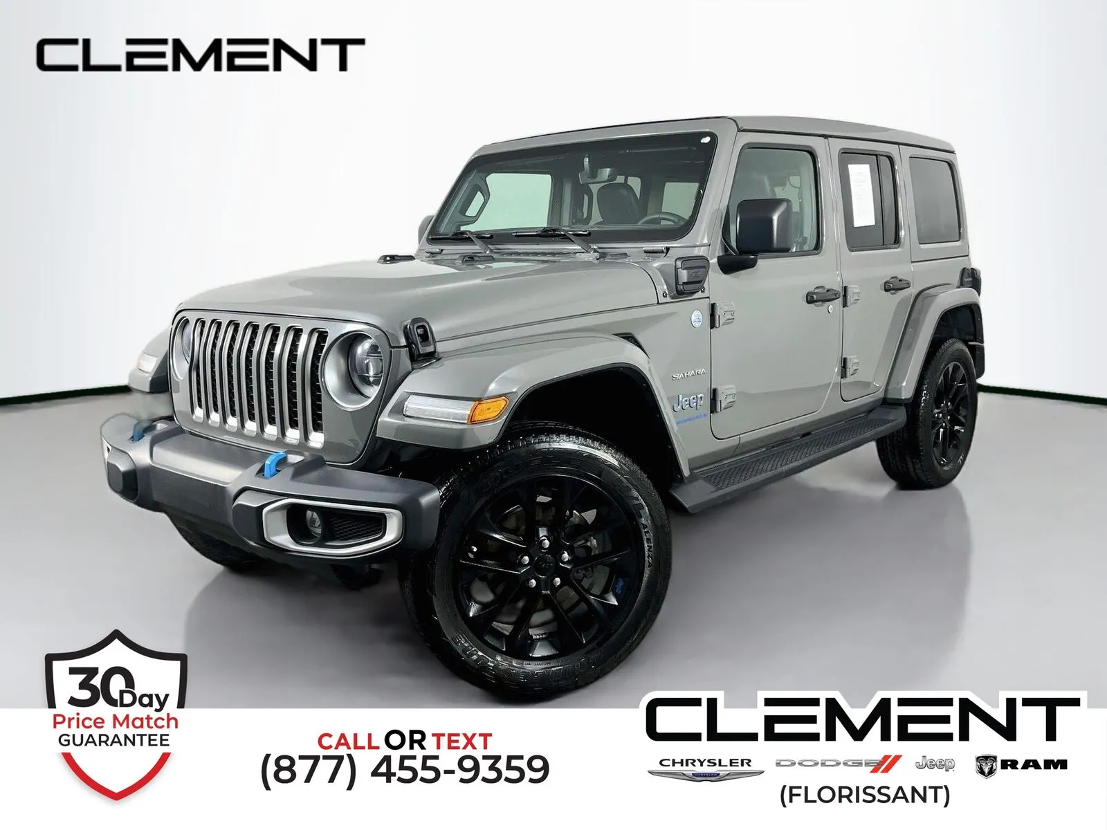 Gray 2023 Jeep Wrangler Sahara 4xe for sale in Florissant, MO