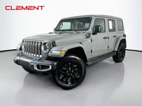 Gray 2023 Jeep Wrangler Sahara 4xe for sale in Florissant, MO