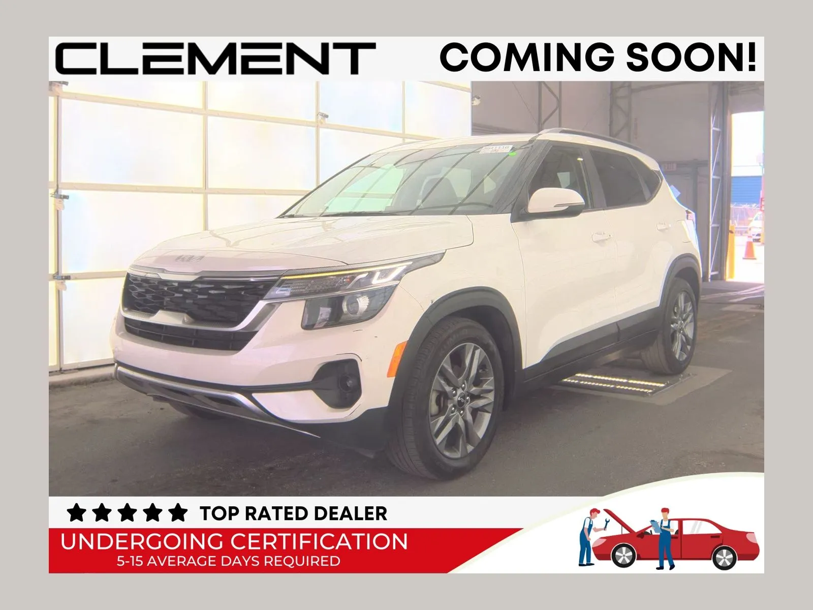 White 2023 Kia Seltos S for sale in Florissant, MO