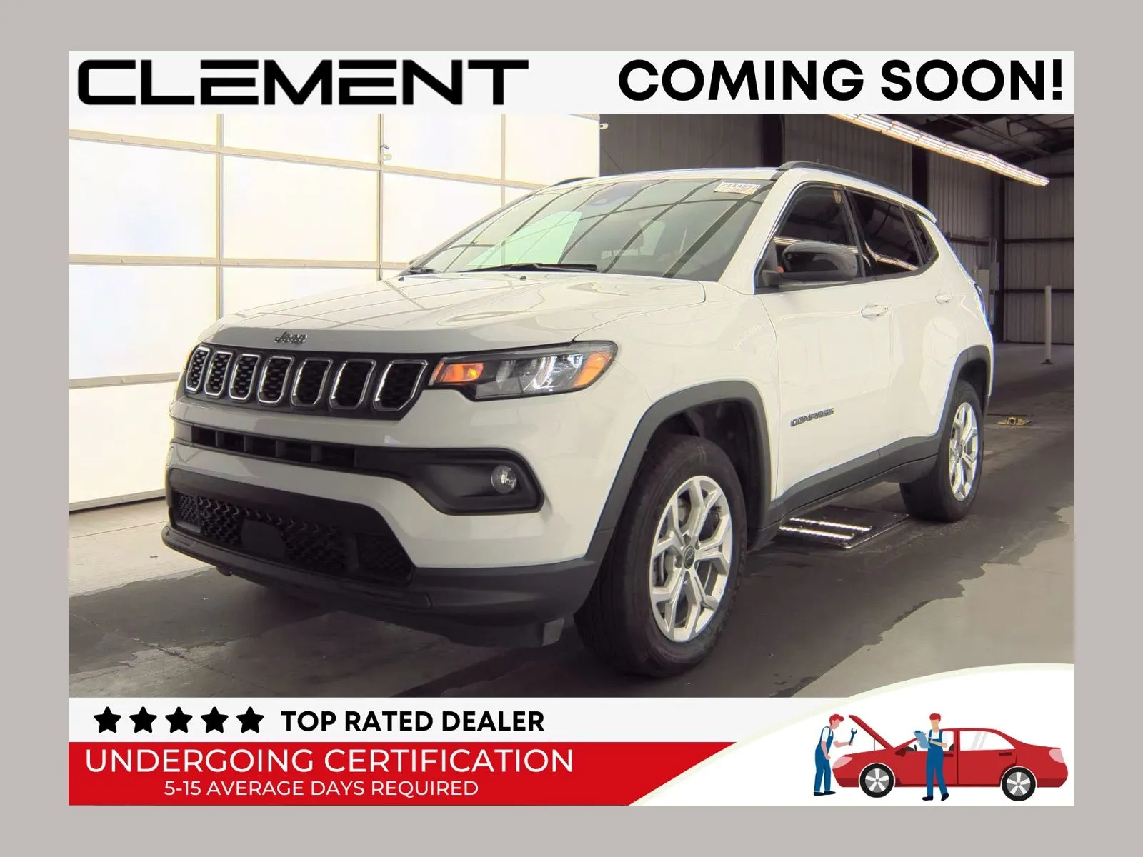 White 2025 Jeep Compass Latitude for sale in Florissant, MO