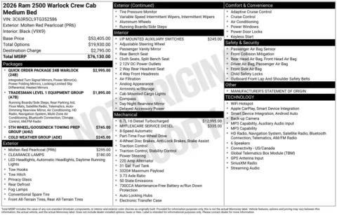 Photos of 2026 Ram 2500 Warlock for sale in Florissant, MO at Clement Chrysler Dodge Jeep Ram Florissant