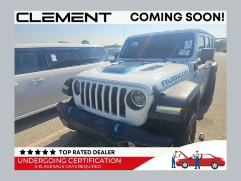 White 2023 Jeep Wrangler Rubicon 4xe for sale in Florissant, MO