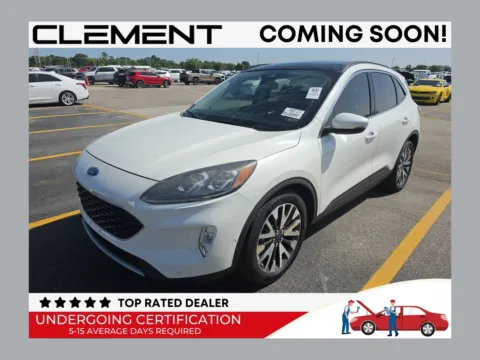 White 2020 Ford Escape Hybrid Titanium for sale in Florissant, MO