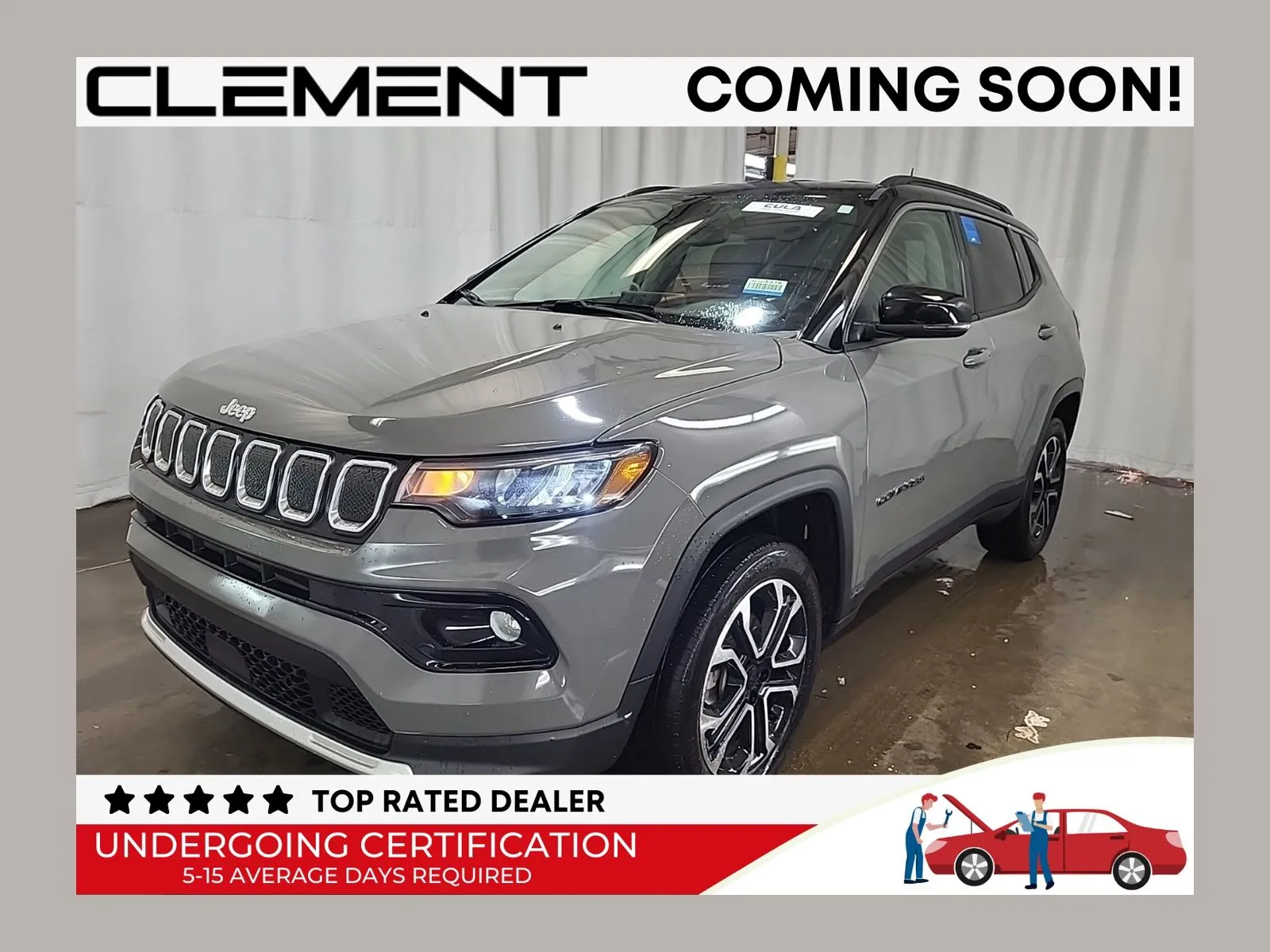 Gray 2022 Jeep Compass Limited for sale in Florissant, MO