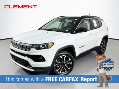 White 2022 Jeep Compass Limited for sale in Florissant, MO