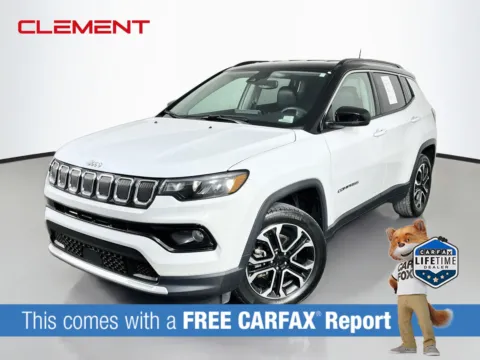 White 2022 Jeep Compass Limited for sale in Florissant, MO