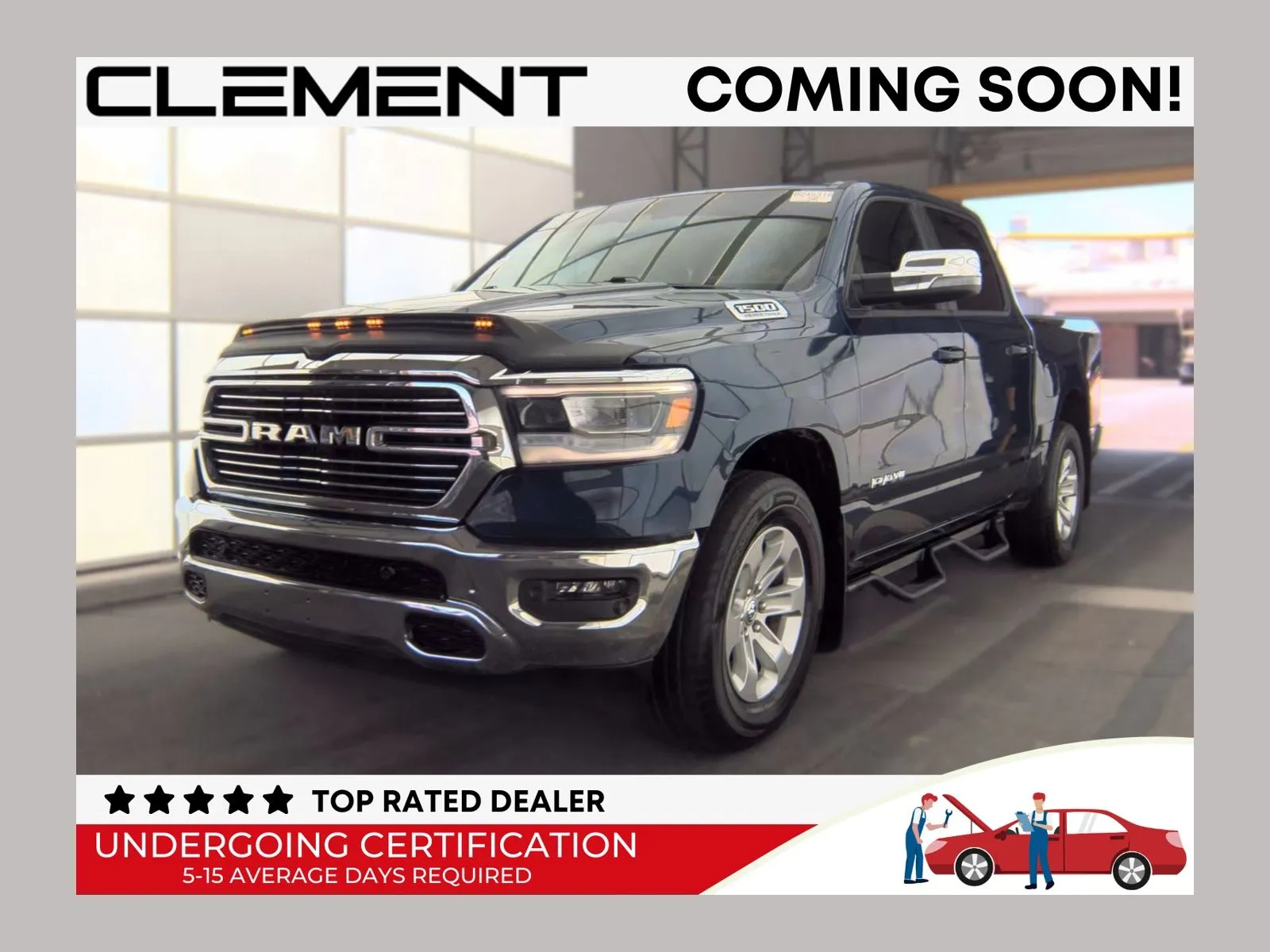 Blue 2023 Ram 1500 Laramie for sale in Florissant, MO