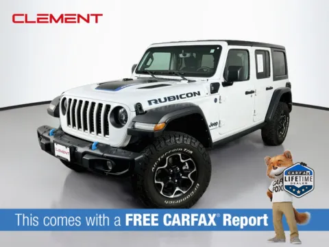White 2023 Jeep Wrangler Rubicon 4xe for sale in Florissant, MO