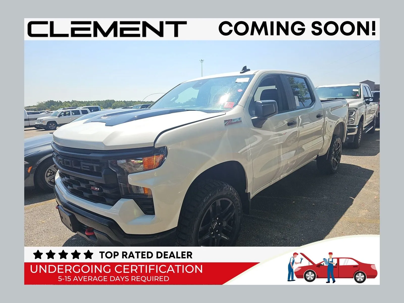 White 2025 Chevrolet Silverado 1500 Custom Trail Boss for sale in Florissant, MO