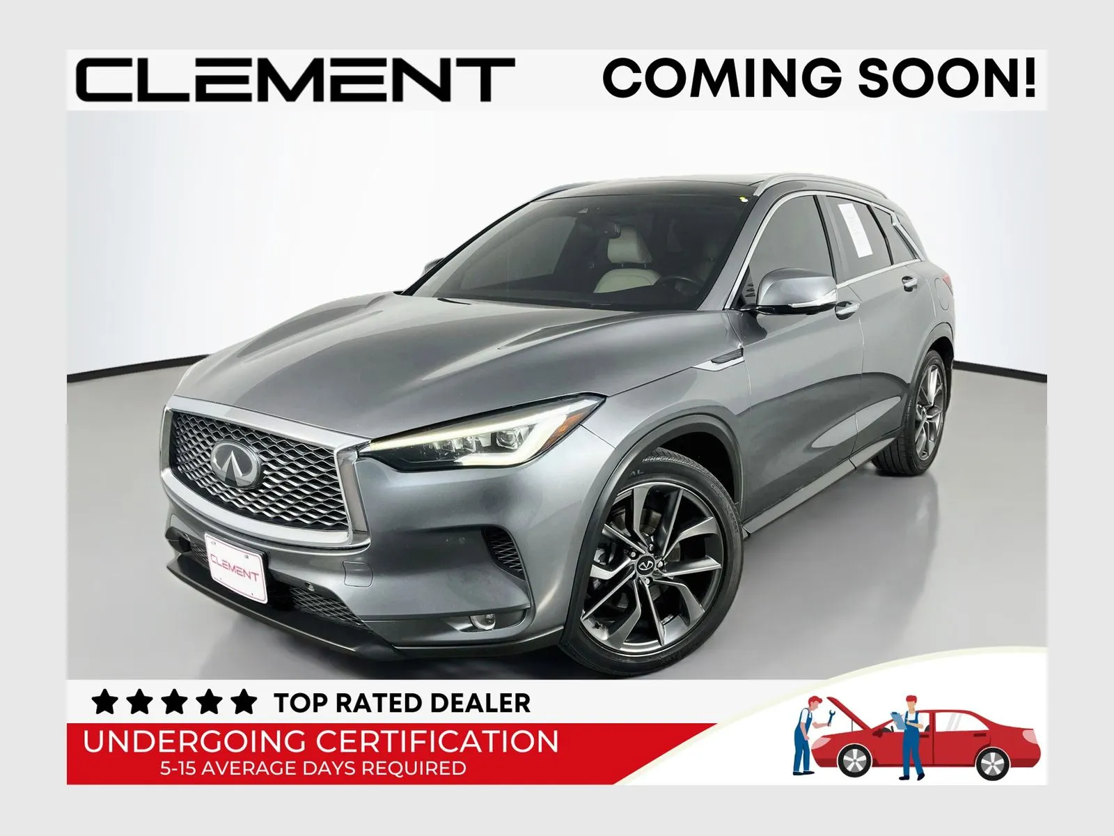 Gray 2021 INFINITI QX50 Autograph for sale in Florissant, MO