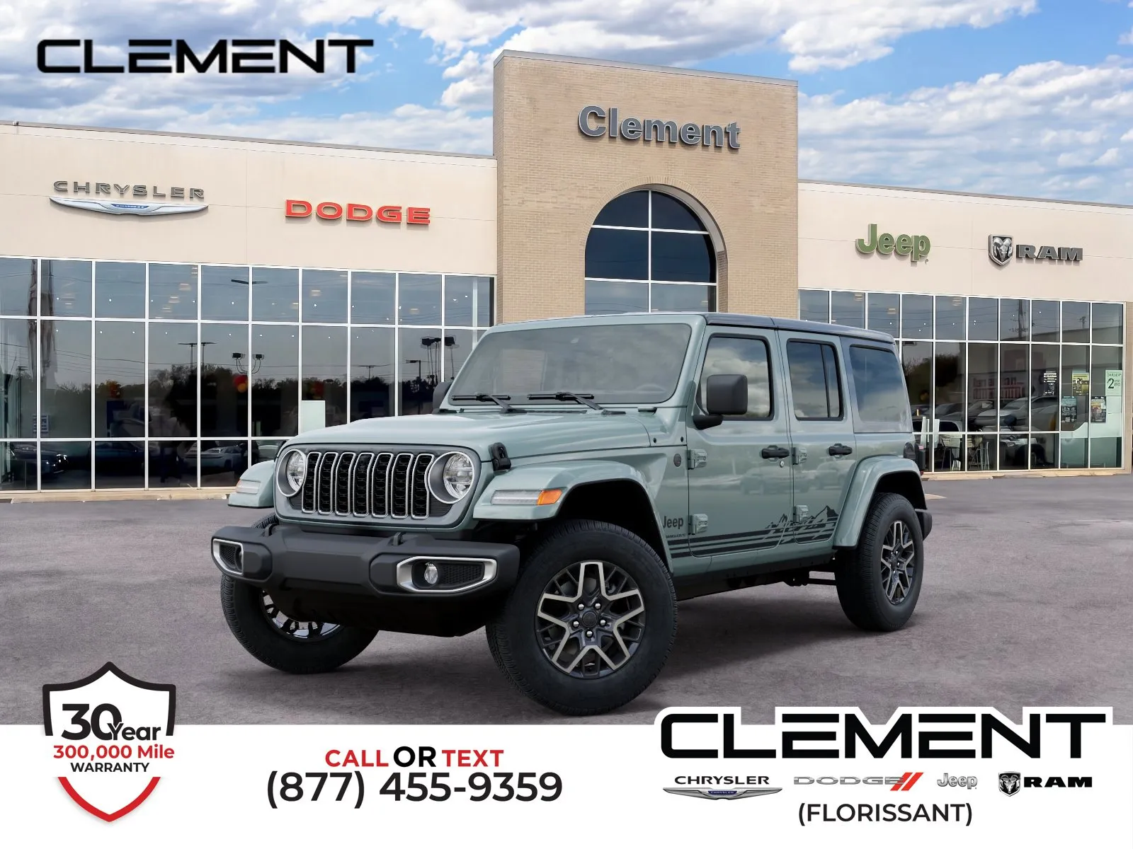 Blue 2026 Jeep Wrangler Sahara for sale in Florissant, MO
