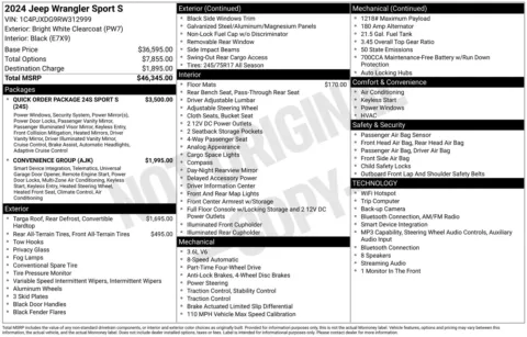 Photos of 2024 Jeep Wrangler Sport S for sale in Florissant, MO at Clement Chrysler Dodge Jeep Ram Florissant