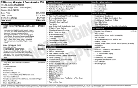 Photos of 2026 Jeep Wrangler for sale in Florissant, MO at Clement Chrysler Dodge Jeep Ram Florissant