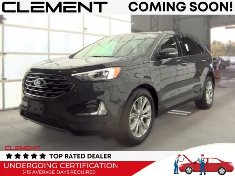 Gray 2021 Ford Edge Titanium for sale in Florissant, MO