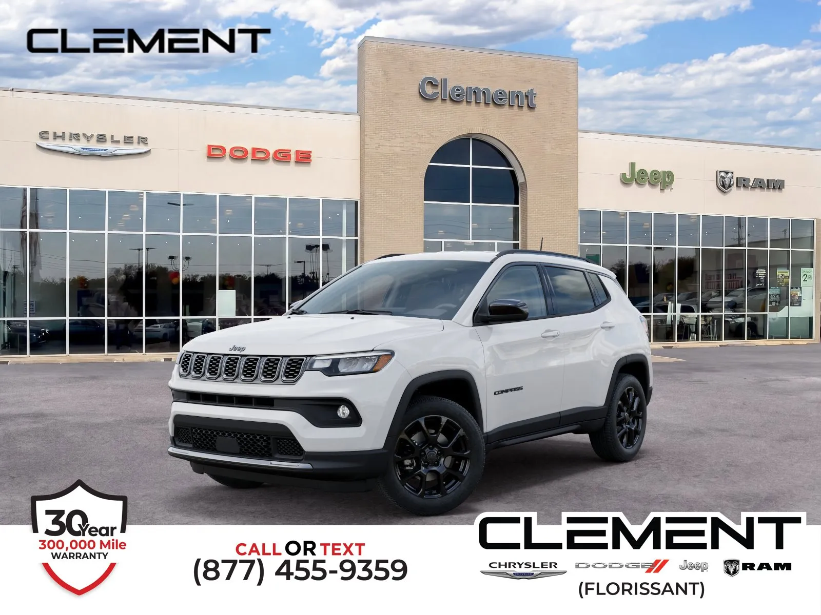 White 2027 Jeep Compass Latitude for sale in Florissant, MO