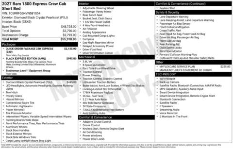 Photos of 2027 Ram 1500 Express for sale in Florissant, MO at Clement Chrysler Dodge Jeep Ram Florissant
