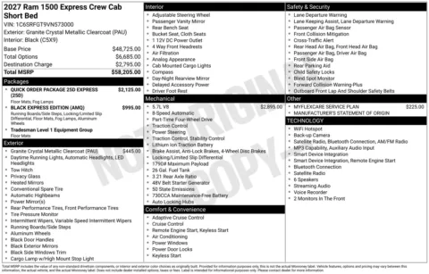 Photos of 2027 Ram 1500 Express for sale in Florissant, MO at Clement Chrysler Dodge Jeep Ram Florissant