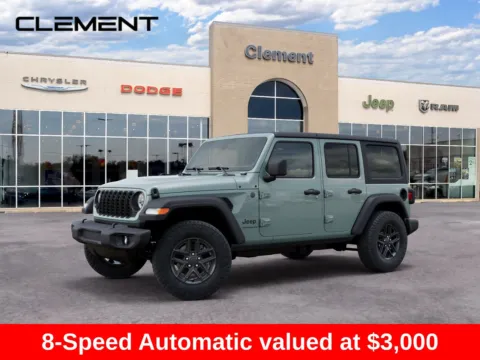 Another view of 2027 Jeep Wrangler Sport S for sale in Florissant, MO at Clement Chrysler Dodge Jeep Ram Florissant