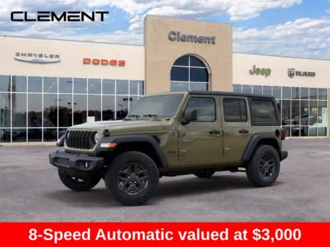 Another view of 2027 Jeep Wrangler Sport S for sale in Florissant, MO at Clement Chrysler Dodge Jeep Ram Florissant