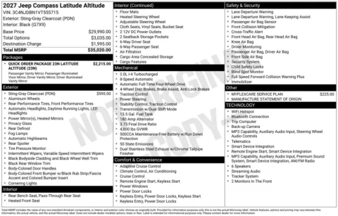 Photos of 2027 Jeep Compass Latitude for sale in Florissant, MO at Clement Chrysler Dodge Jeep Ram Florissant