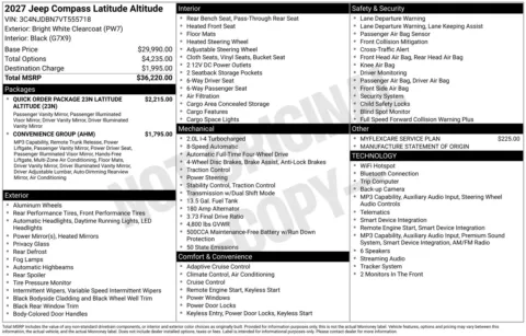 Photos of 2027 Jeep Compass Latitude for sale in Florissant, MO at Clement Chrysler Dodge Jeep Ram Florissant