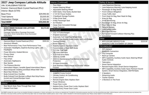 Photos of 2027 Jeep Compass Latitude for sale in Florissant, MO at Clement Chrysler Dodge Jeep Ram Florissant