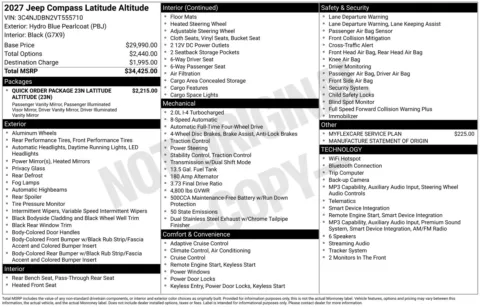 Photos of 2027 Jeep Compass Latitude for sale in Florissant, MO at Clement Chrysler Dodge Jeep Ram Florissant