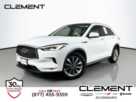 White 2021 INFINITI QX50 LUXE for sale in Florissant, MO