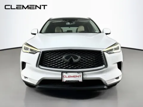 Photos of 2021 INFINITI QX50 LUXE for sale in Florissant, MO at Clement Chrysler Dodge Jeep Ram Florissant