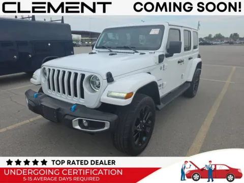 White 2022 Jeep Wrangler Unlimited Sahara 4xe for sale in Florissant, MO