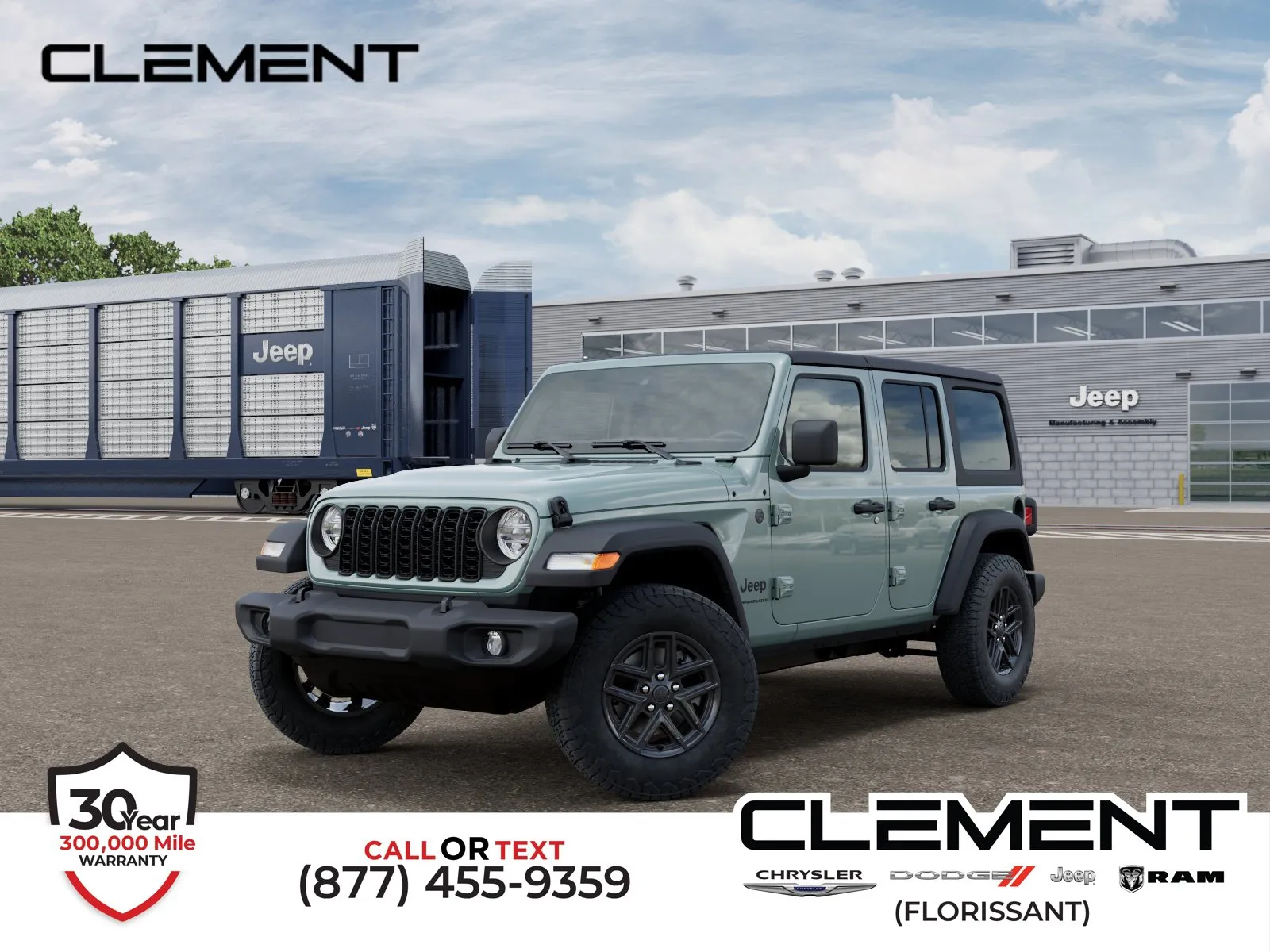 Blue 2027 Jeep Wrangler Sport S for sale in Florissant, MO