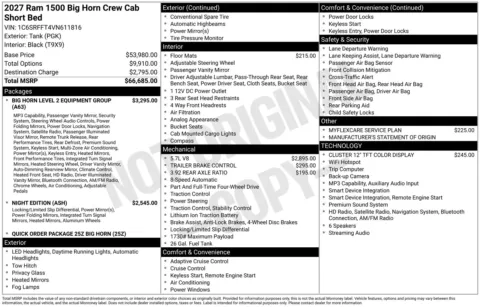 Photos of 2027 Ram 1500 Big Horn/Lone Star for sale in Florissant, MO at Clement Chrysler Dodge Jeep Ram Florissant