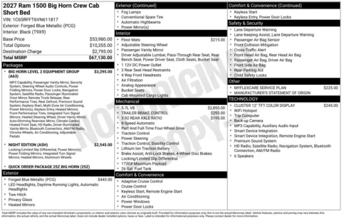 Photos of 2027 Ram 1500 Big Horn/Lone Star for sale in Florissant, MO at Clement Chrysler Dodge Jeep Ram Florissant