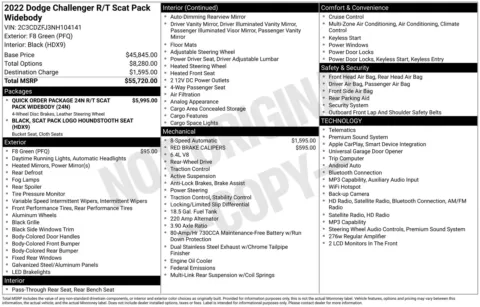 Photos of 2022 Dodge Challenger R/T Scat Pack Widebody for sale in Florissant, MO at Clement Chrysler Dodge Jeep Ram Florissant