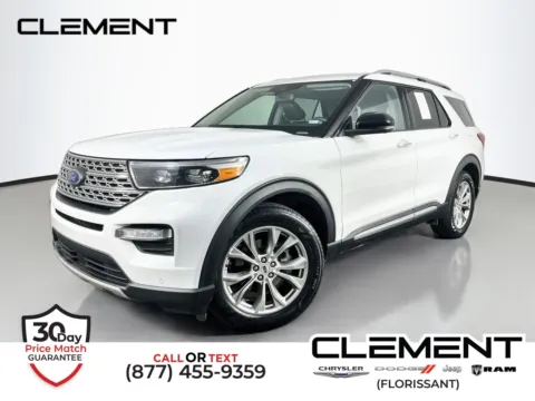 White 2023 Ford Explorer Limited for sale in Florissant, MO