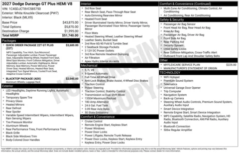 Photos of 2027 Dodge Durango GT for sale in Florissant, MO at Clement Chrysler Dodge Jeep Ram Florissant
