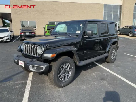 Black 2025 Jeep Wrangler Sahara for sale in Florissant, MO