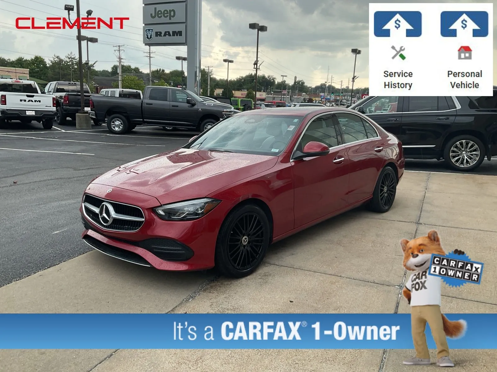 Red 2023 Mercedes-Benz C-Class C 300 for sale in Florissant, MO