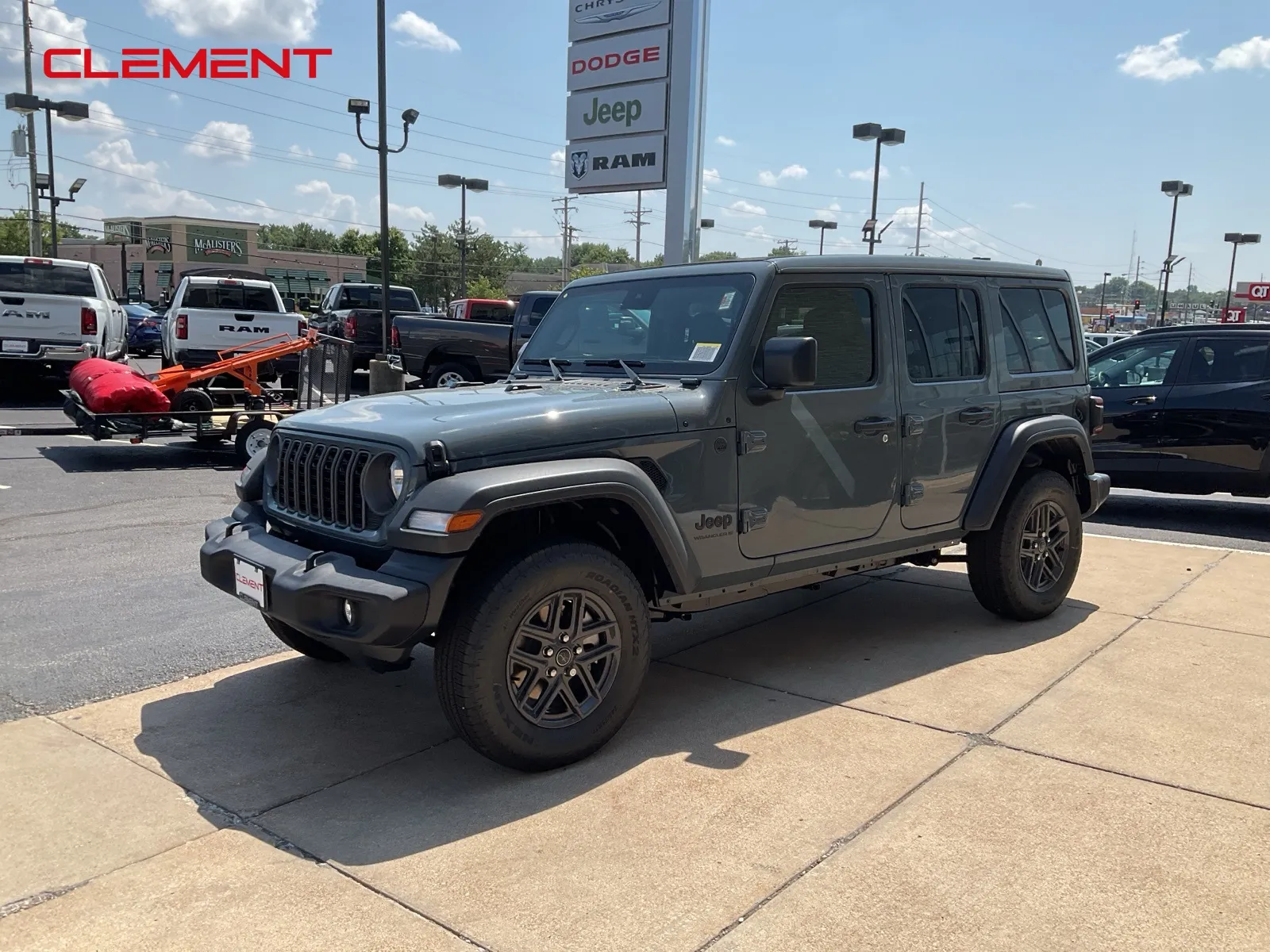 Gray 2025 Jeep Wrangler Sport S for sale in Florissant, MO
