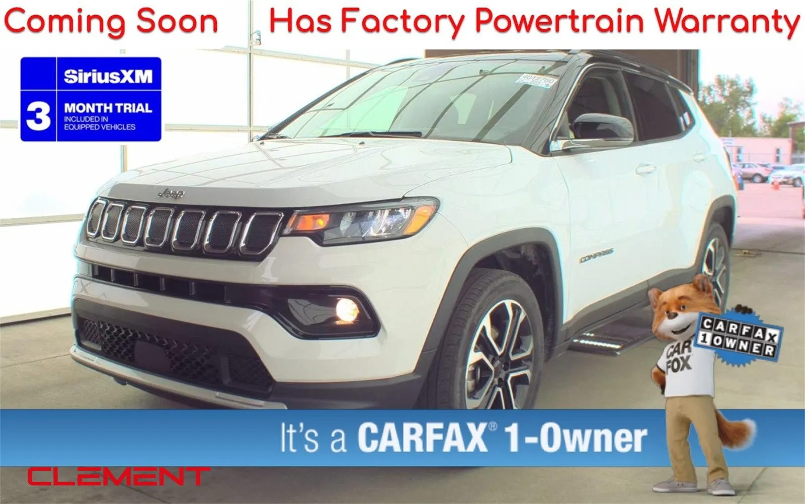 White 2022 Jeep Compass Limited for sale in Florissant, MO