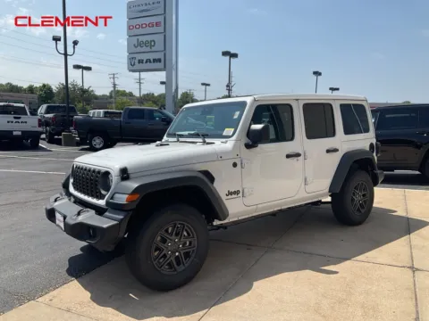 White 2025 Jeep Wrangler Sport S for sale in Florissant, MO