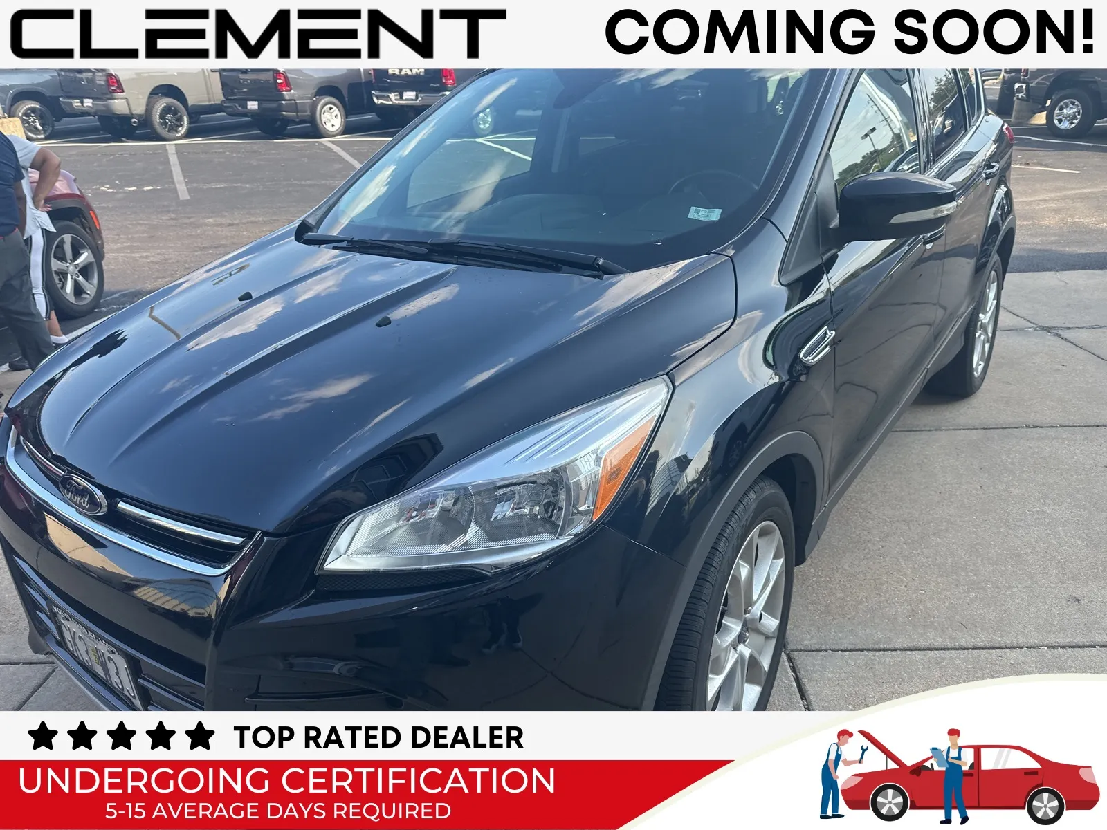 Black 2016 Ford Escape Titanium for sale in Florissant, MO