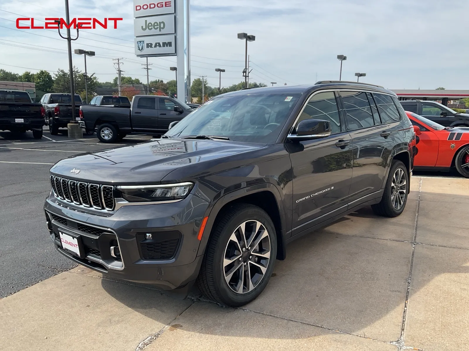 Gray 2025 Jeep Grand Cherokee L Overland for sale in Florissant, MO