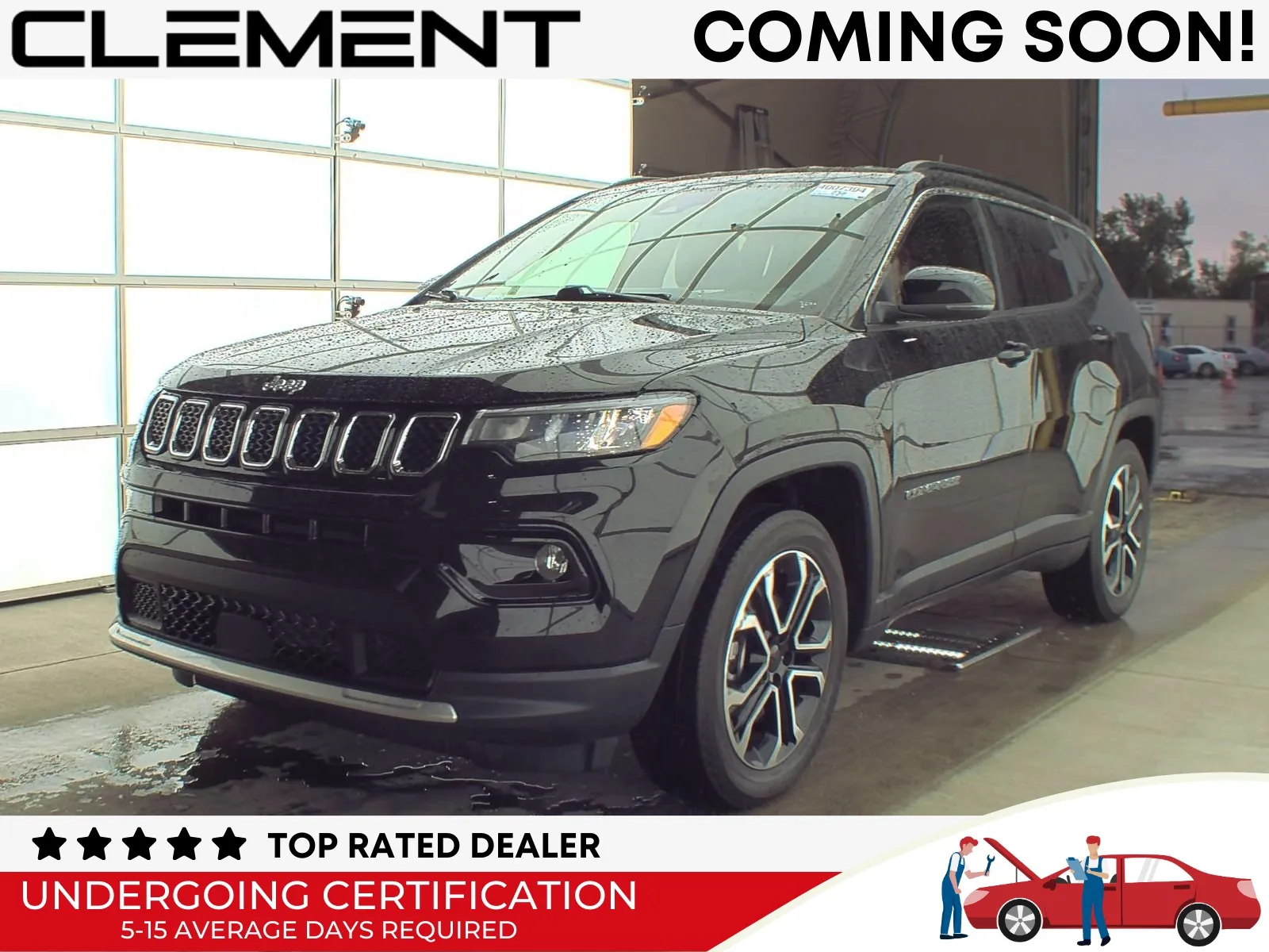 Black 2023 Jeep Compass Limited for sale in Florissant, MO